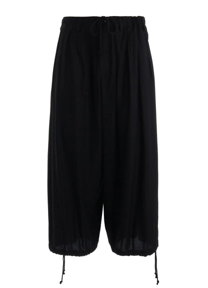 RAYON TWILL BALLOON PANTS