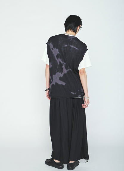 RAYON TWILL BALLOON PANTS