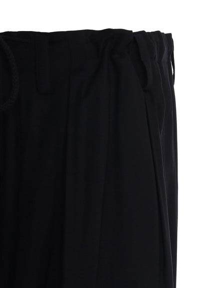 RAYON TWILL BALLOON PANTS