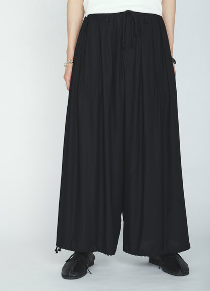 RAYON TWILL BALLOON PANTS
