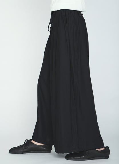 RAYON TWILL BALLOON PANTS