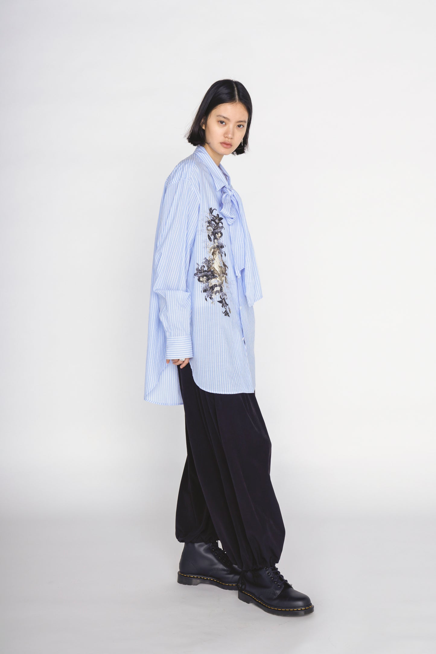 CREPE de CHINE BALLOON PANTS