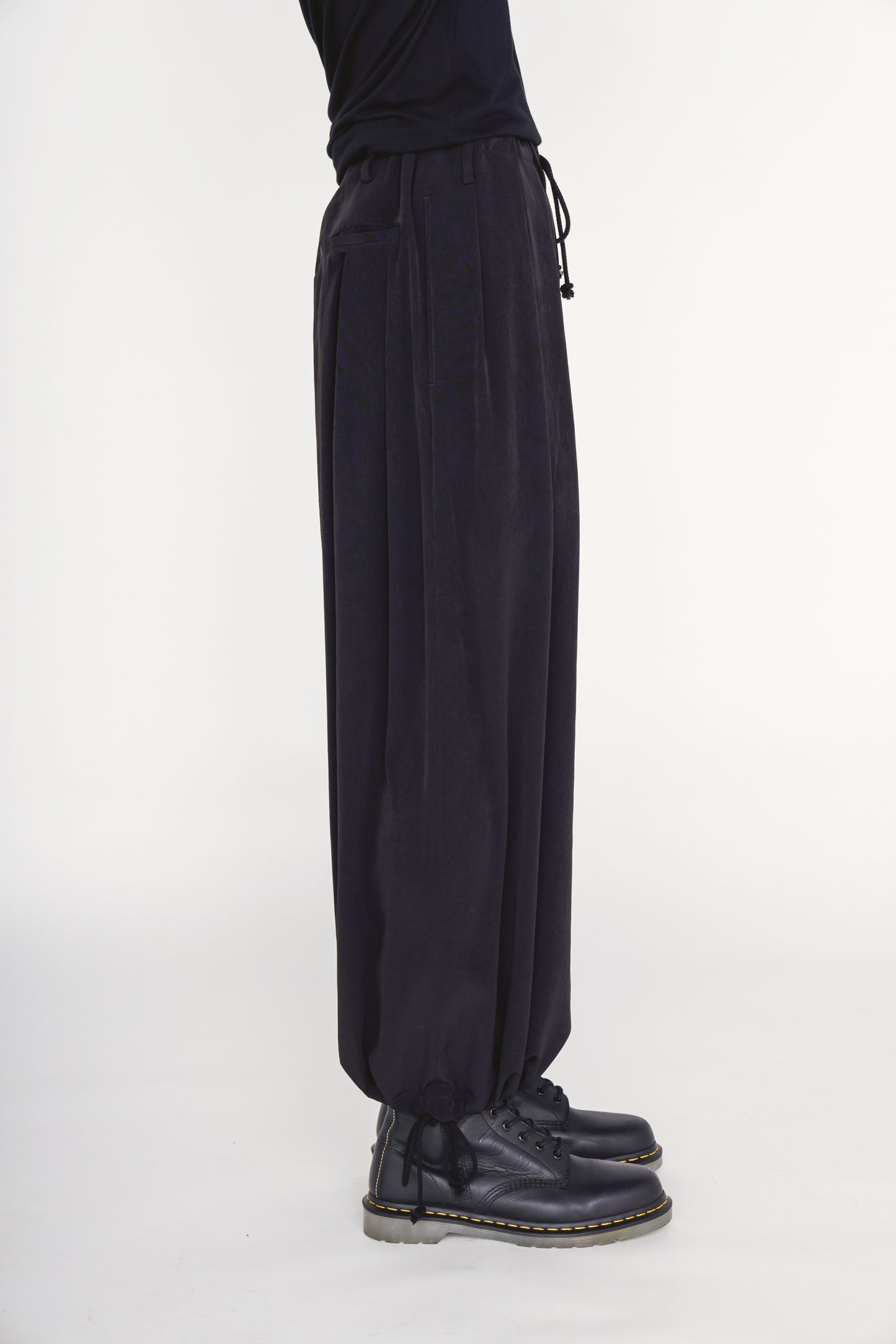 CREPE de CHINE BALLOON PANTS