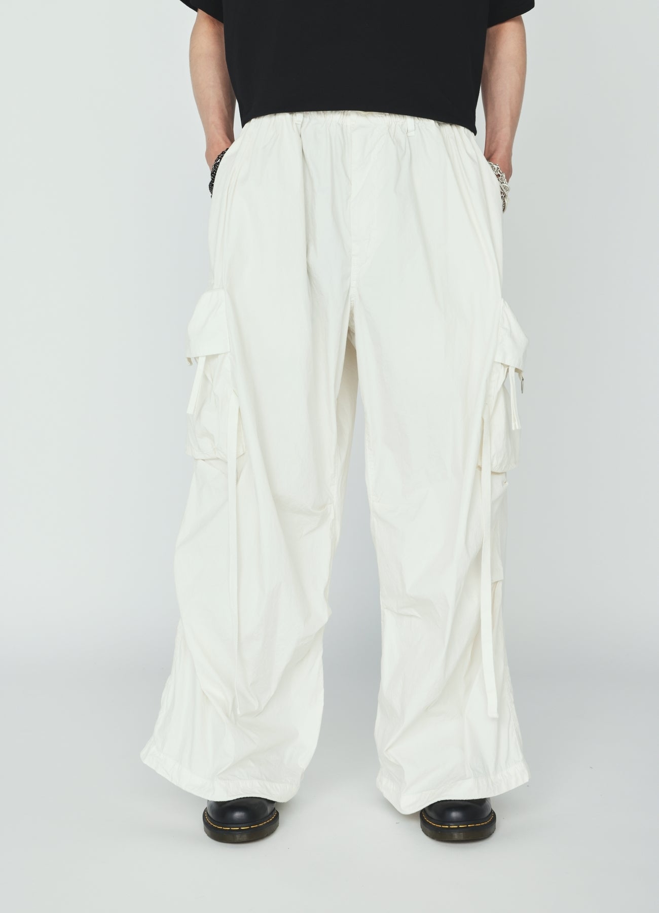 COTTON/NYLON WEATHER CLOTH TECH PANTS