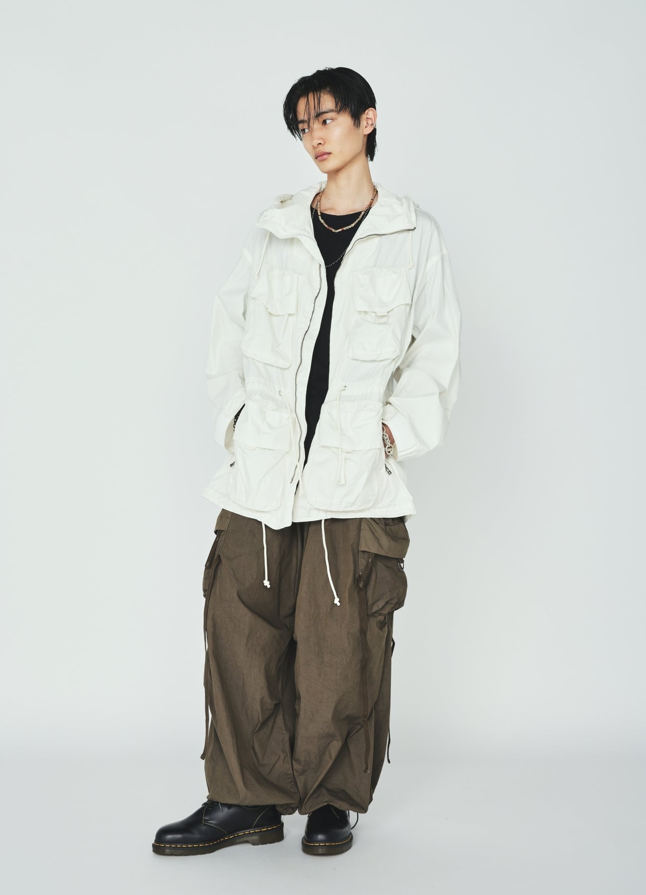 COTTON/NYLON WEATHER CLOTH TECH PANTS – THE SHOP YOHJI YAMAMOTO