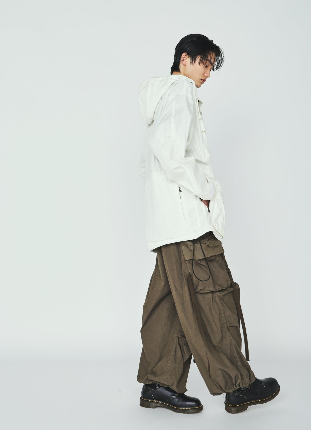 COTTON/NYLON WEATHER CLOTH TECH PANTS – THE SHOP YOHJI YAMAMOTO