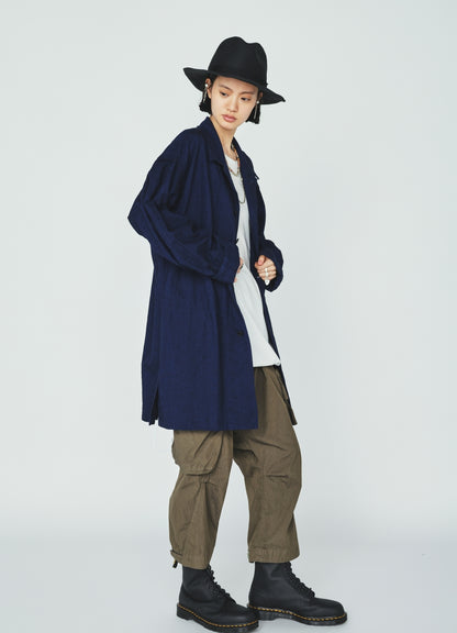 COTTON/NYLON WEATHER CLOTH SAROUEL PANTS WITH GUSSETED POCKETS