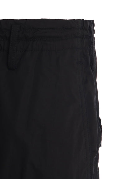 COTTON TYPEWRITER SIDE-POCKET TAPERED PANTS