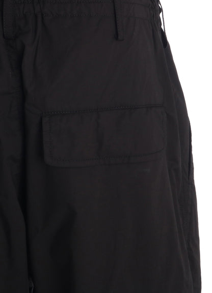 COTTON TYPEWRITER SIDE-POCKET TAPERED PANTS