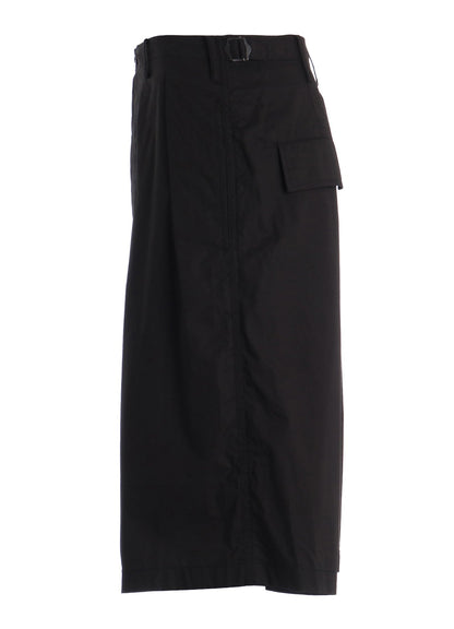 COTTON TYPEWRITER 2-TUCK SHORT PANTS