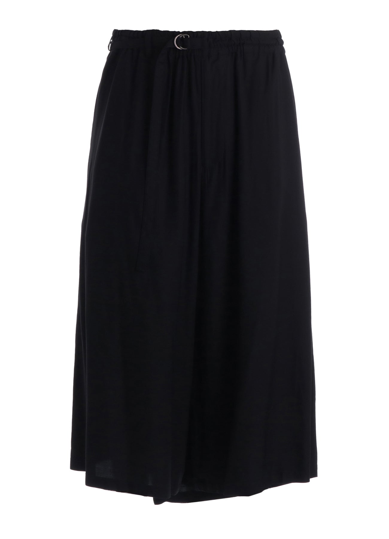 RAYON TWILL STRAPPED HALF‑WRAPPED SHORTS