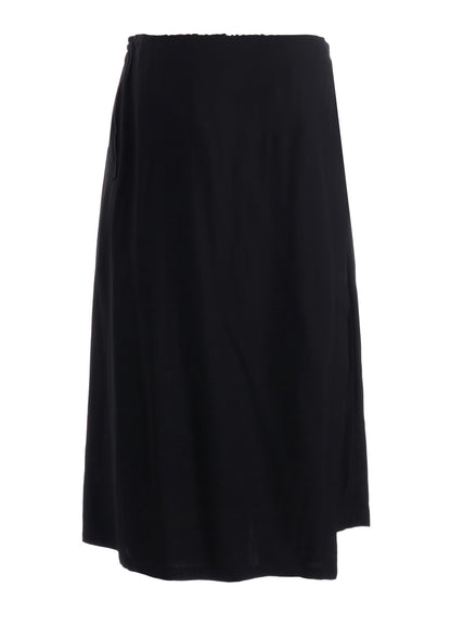 RAYON TWILL STRAPPED HALF‑WRAPPED SHORTS
