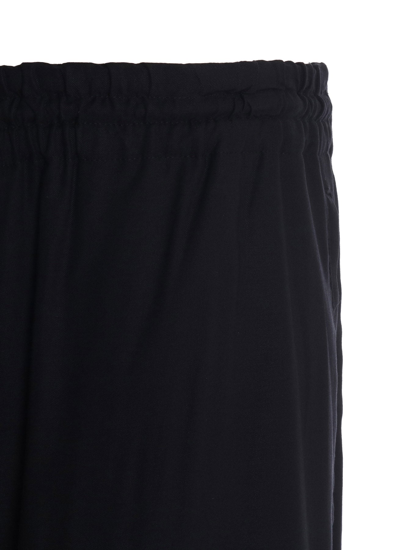 RAYON TWILL STRAPPED HALF‑WRAPPED SHORTS