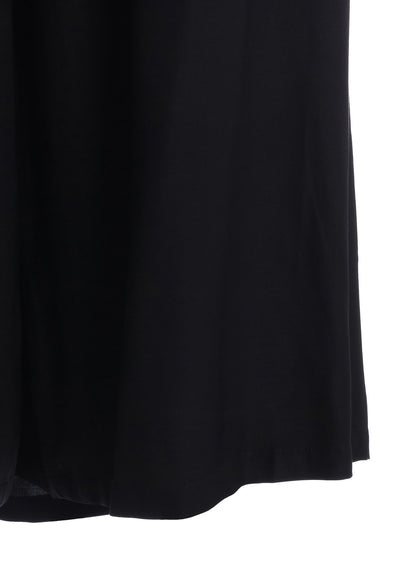 RAYON TWILL STRAPPED HALF‑WRAPPED SHORTS