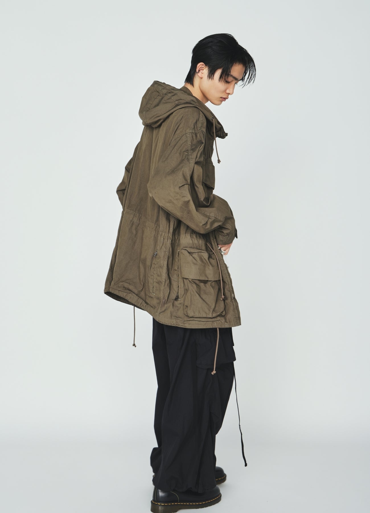 COTTON/NYLON WEATHER CLOTH 6-POCKET MOUNTAIN PARKA
