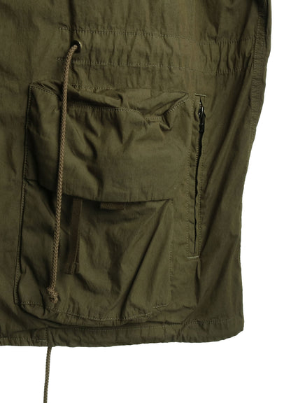 COTTON/NYLON WEATHER CLOTH 6-POCKET MOUNTAIN PARKA