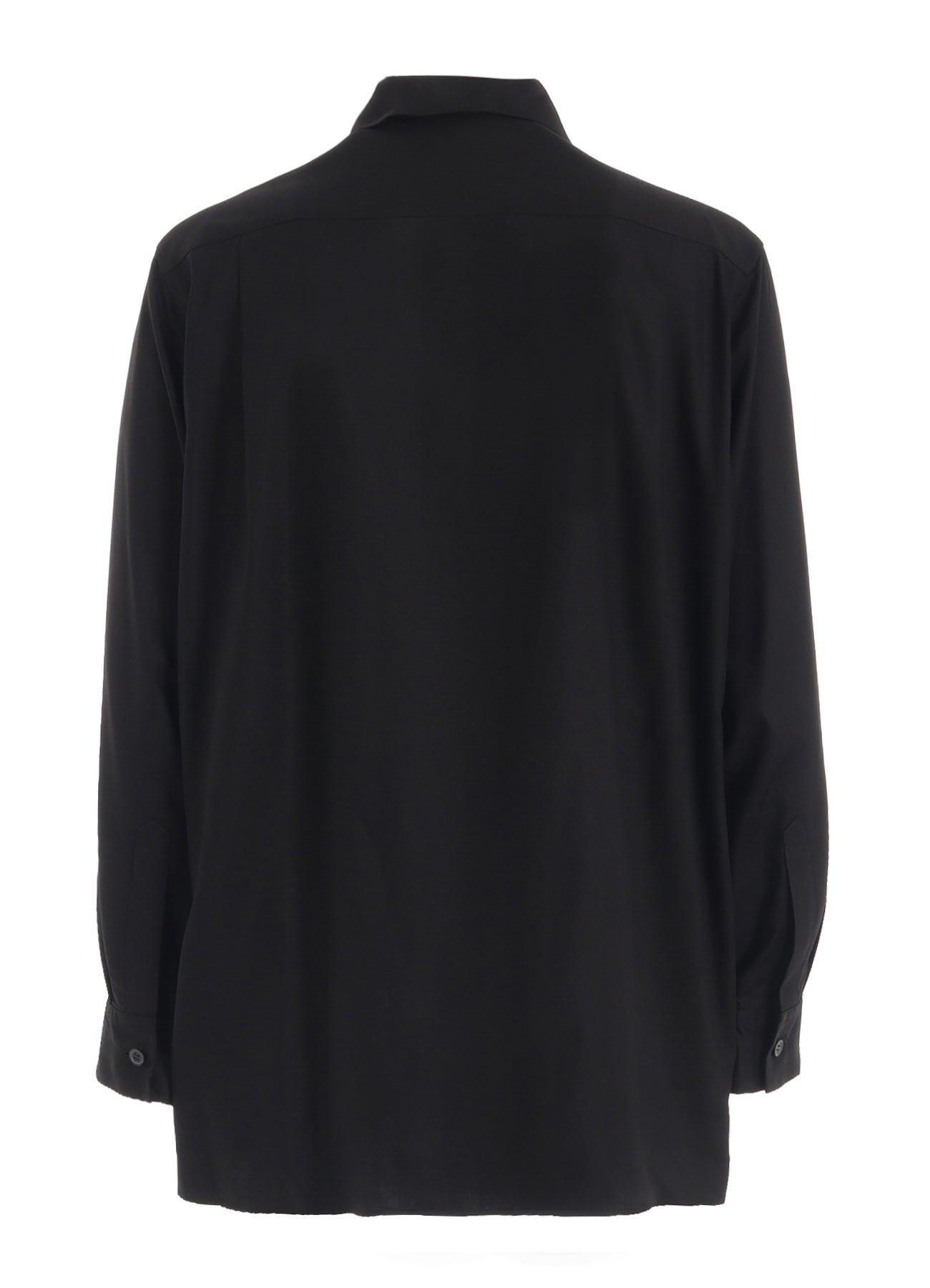 RAYON TWILL OPEN COLLAR SHIRT