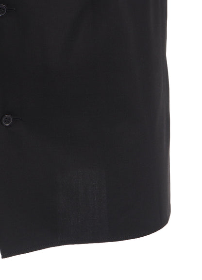 RAYON TWILL OPEN COLLAR SHIRT