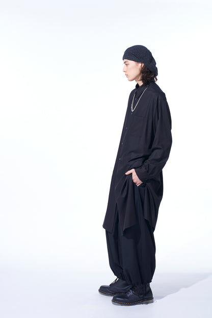 RAYON TWILL LONG SHIRT