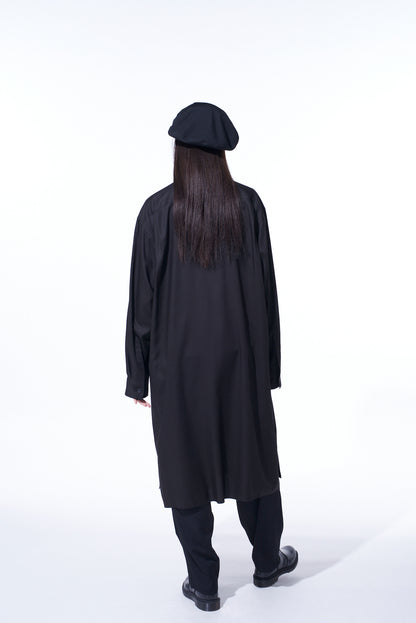 RAYON TWILL LONG SHIRT