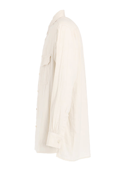 Double Gauze Dual-Pocket Utility Shirt