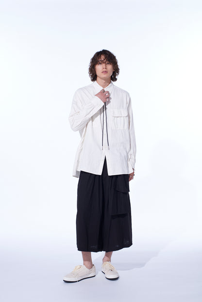 Double Gauze Dual-Pocket Utility Shirt