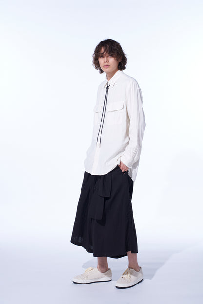 Double Gauze Dual-Pocket Utility Shirt