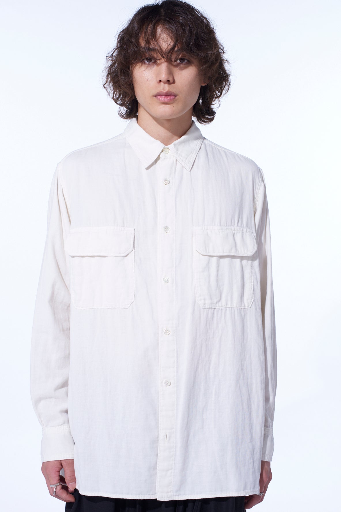 Double Gauze Dual-Pocket Utility Shirt
