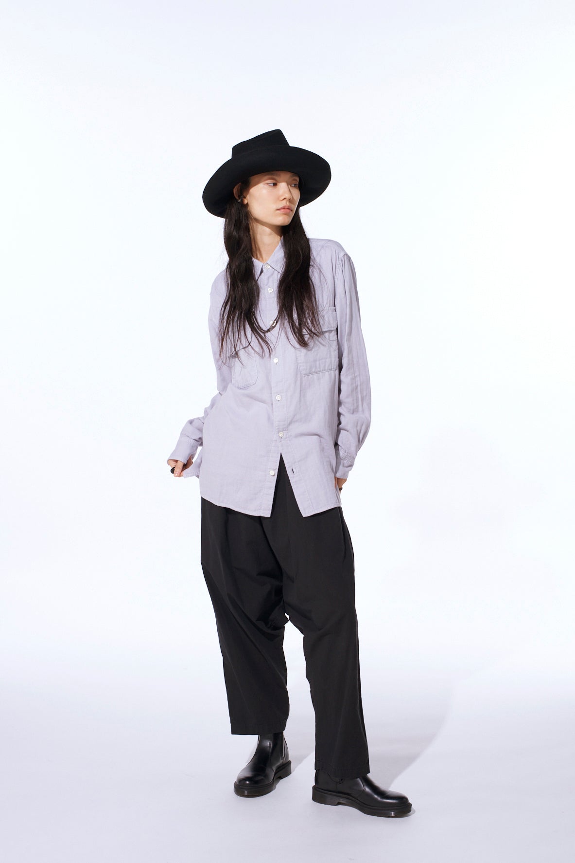 Double Gauze Dual-Pocket Utility Shirt