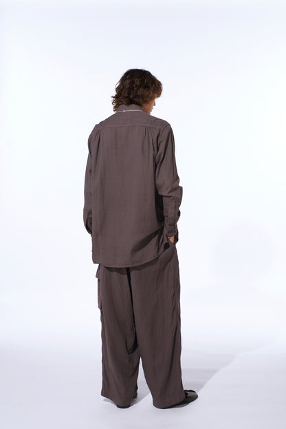 Double Gauze Dual-Pocket Utility Shirt
