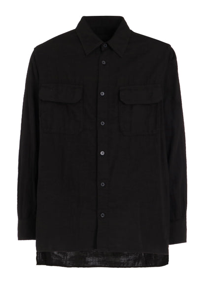 Double Gauze Dual-Pocket Utility Shirt
