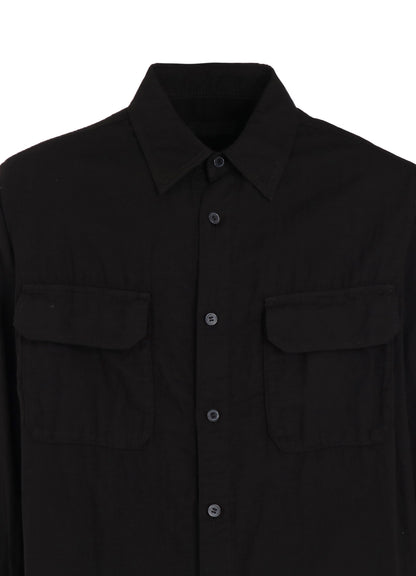 Double Gauze Dual-Pocket Utility Shirt