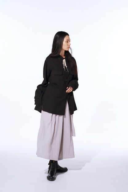 Double Gauze Dual-Pocket Utility Shirt
