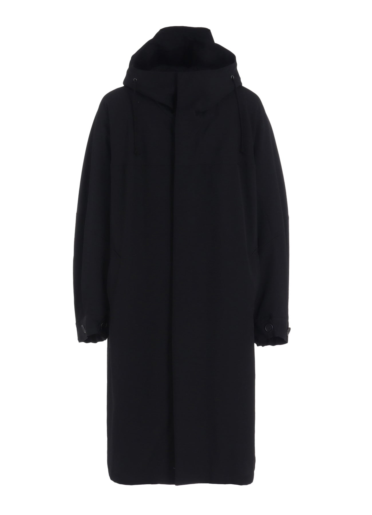 WASHER WOOL GABARDINE MILITARY COAT