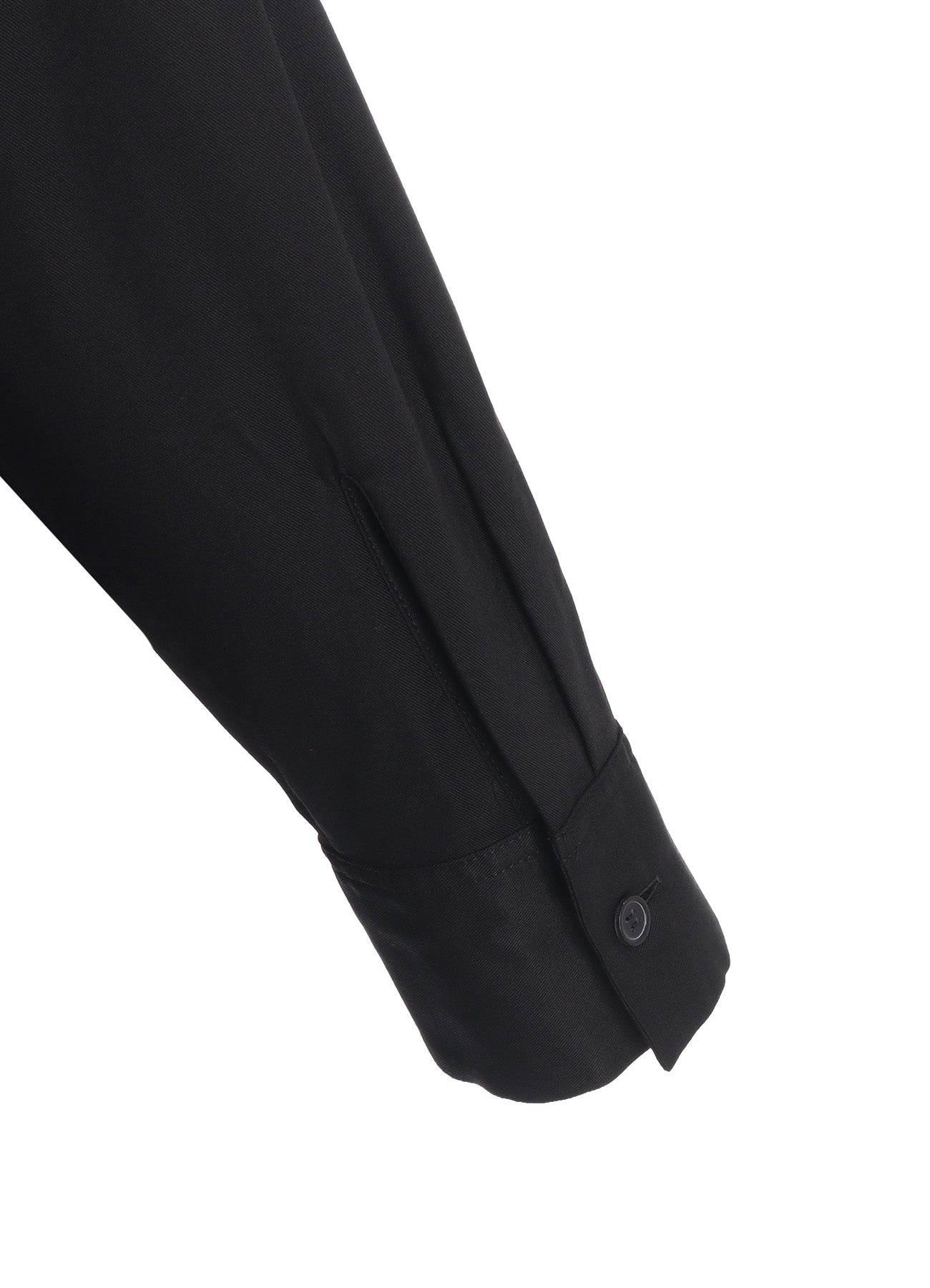 RAYON TWILL LAYERED LONG SHIRT DRESS