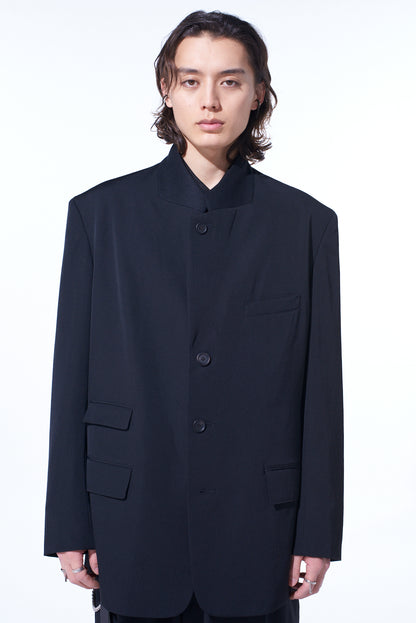 WASHER WOOL GABARDINE CHANGE POCKET TAILORED JACKET