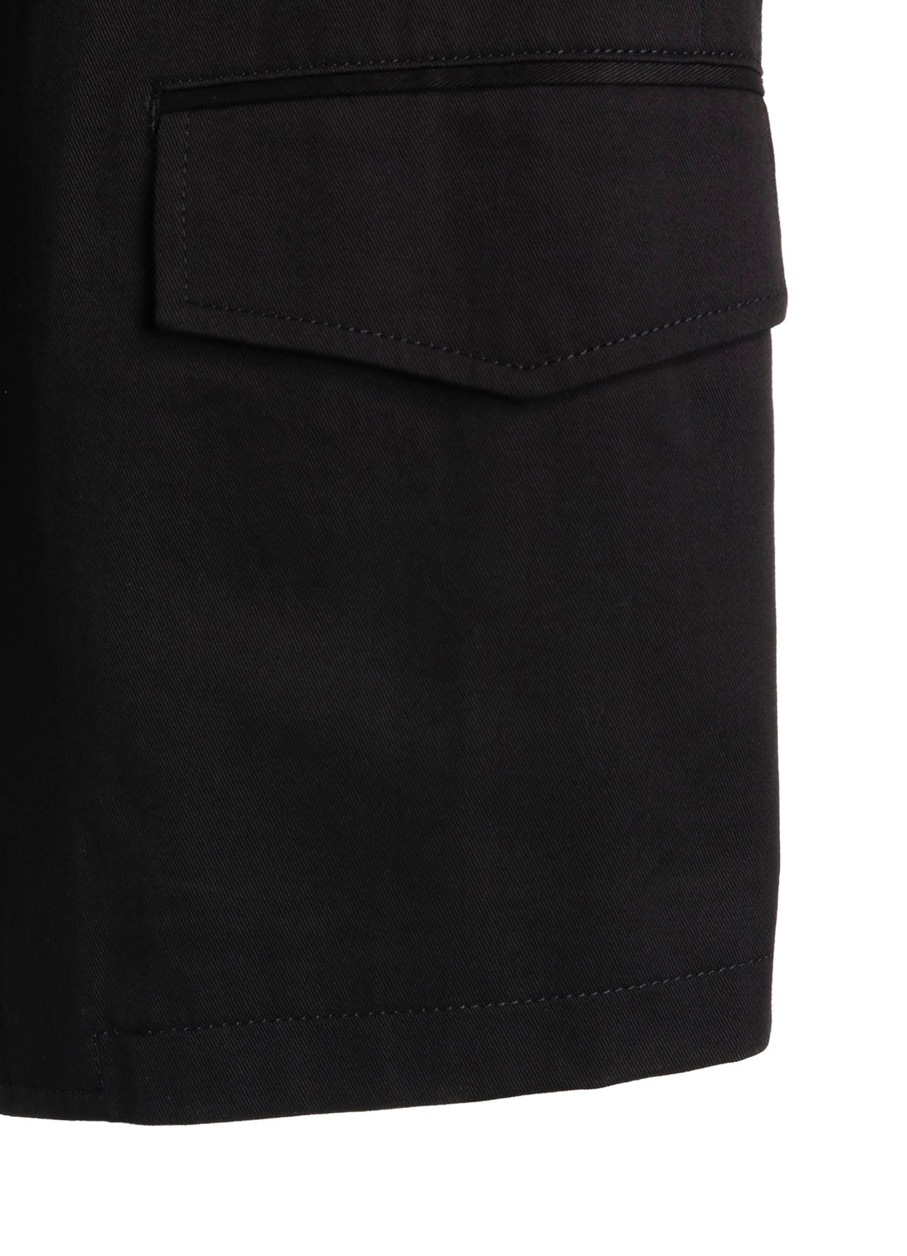 COTTON TWILL PEAKED LAPEL TAILORED JACKET