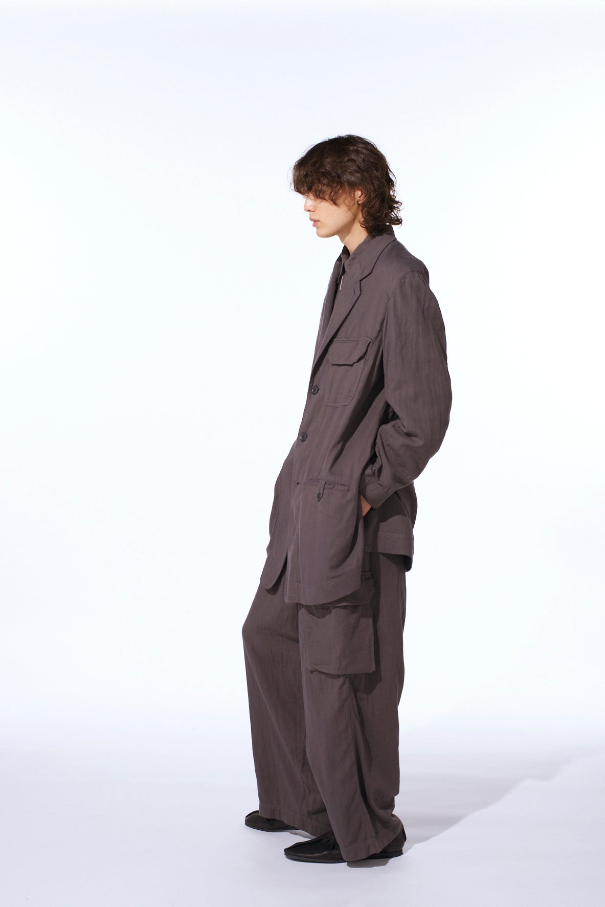 Double Gauze Long Work Jacket – THE SHOP YOHJI YAMAMOTO
