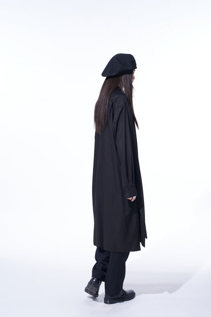 WASHER WOOL GABARDINE 2 TUCK SUSPENDER PANTS