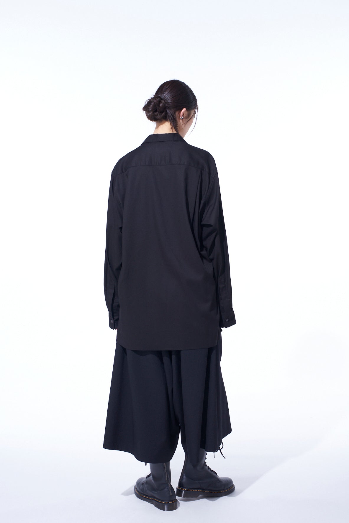 WASHER WOOL GABARDINE CULOTTE PANTS – THE SHOP YOHJI YAMAMOTO