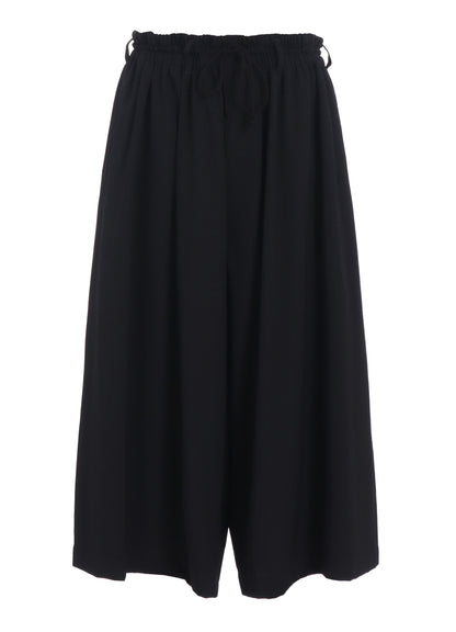 WASHER WOOL GABARDINE CULOTTE PANTS