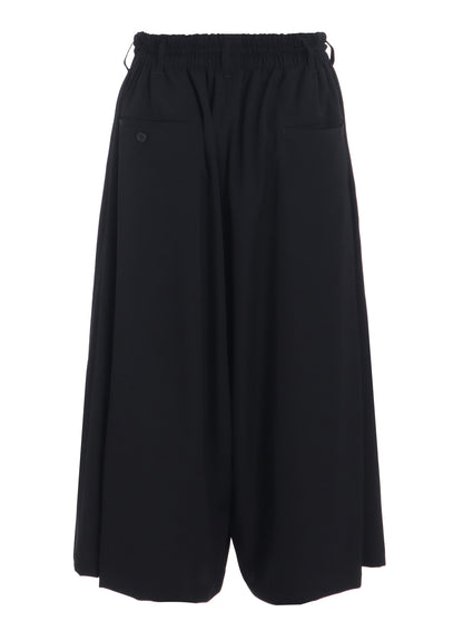 WASHER WOOL GABARDINE CULOTTE PANTS