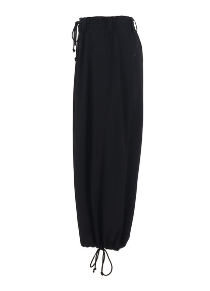 WASHER WOOL GABARDINE HAKAMA PANTS