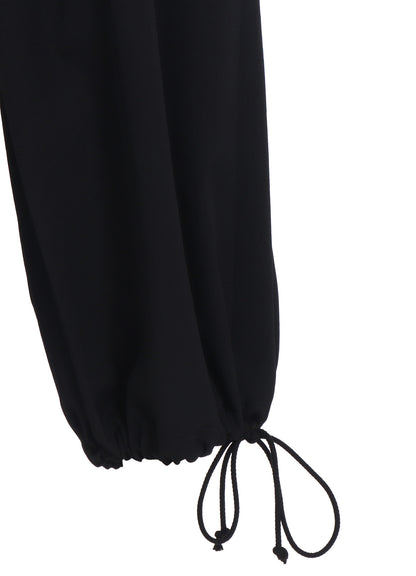 WASHER WOOL GABARDINE HAKAMA PANTS