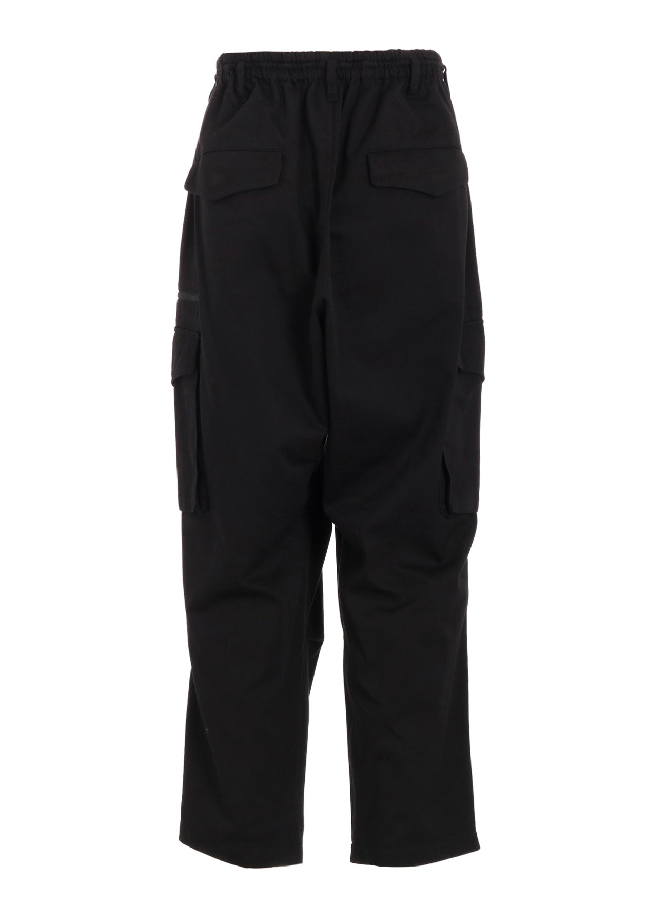 COTTON TWILL KNEE TUCK CARGO PANTS