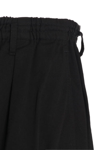 COTTON TWILL KNEE TUCK CARGO PANTS