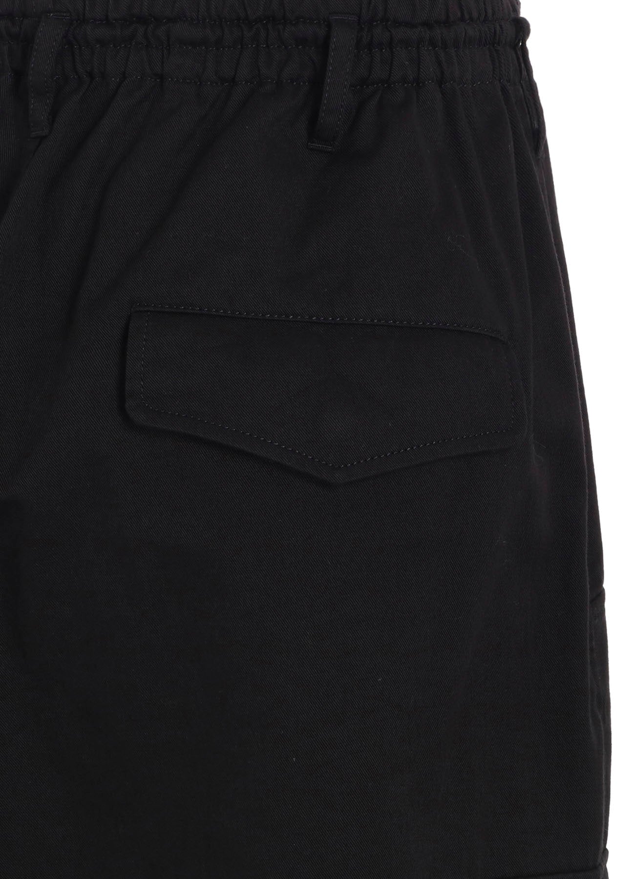 COTTON TWILL KNEE TUCK CARGO PANTS
