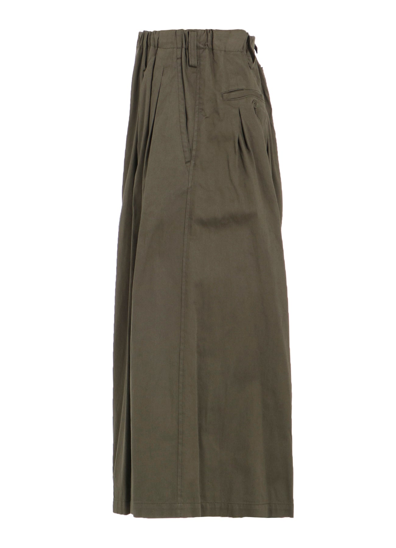 COTTON TWILL CARGO CULOTTE PANTS