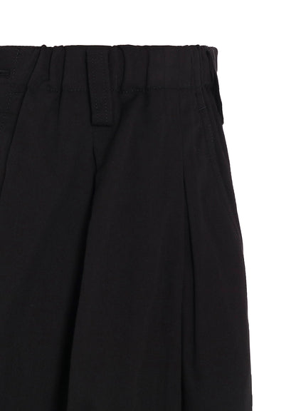 COTTON TWILL CARGO CULOTTE PANTS