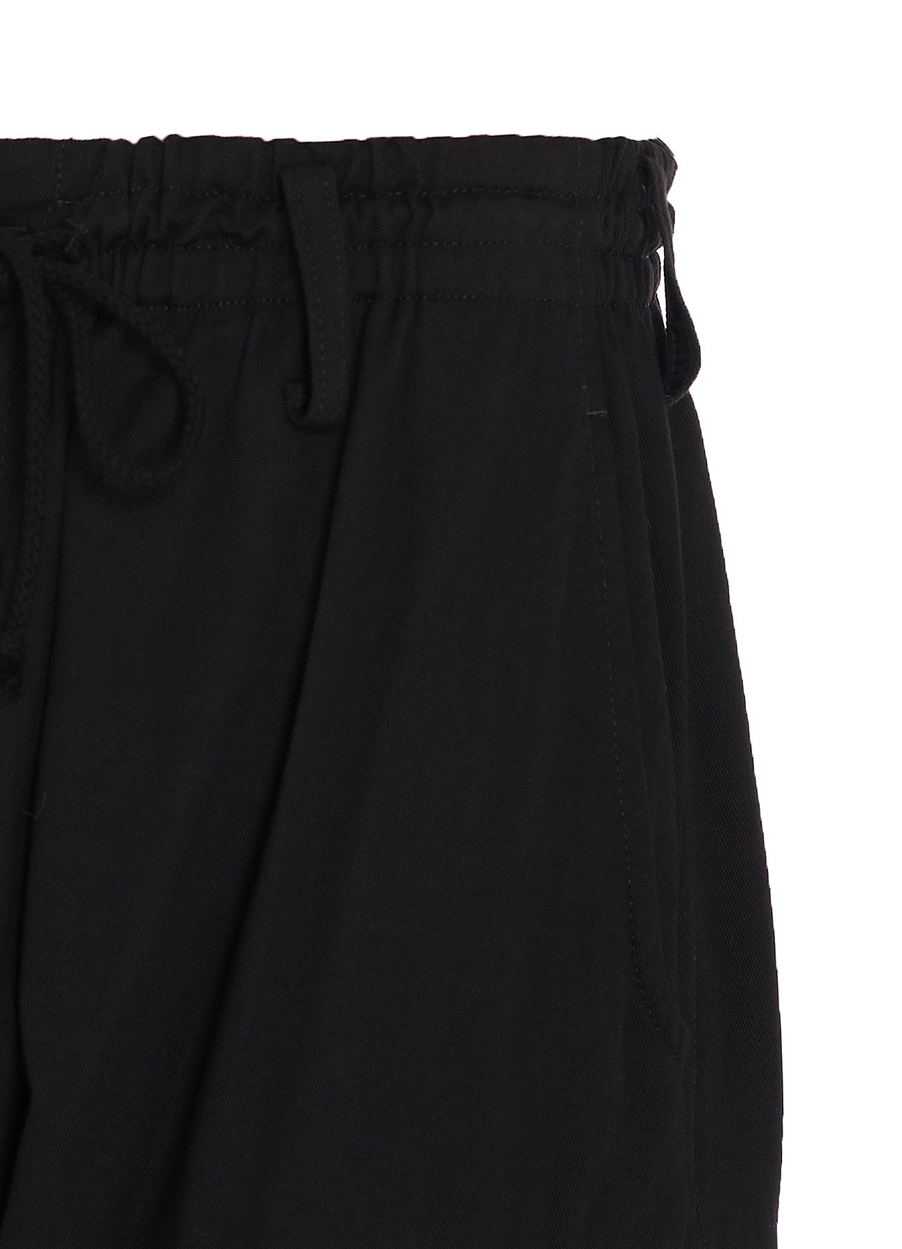 COTTON TWILL WIDE SAROUEL PANTS